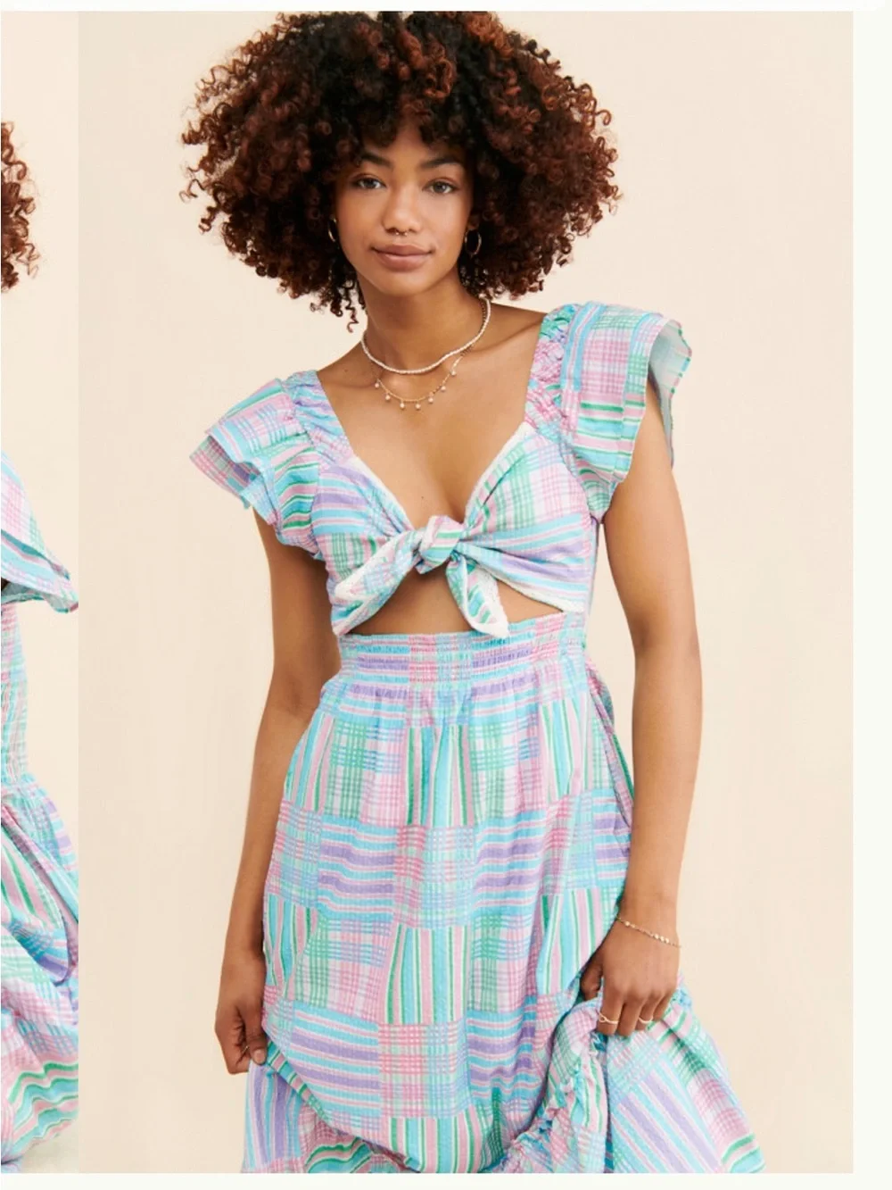 LoveShackFancy Emeka dress In Candyland Multi